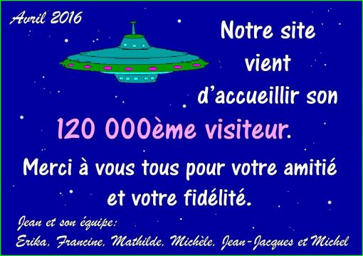 120 000ème visiteur...