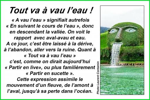 A vau l'eau !...