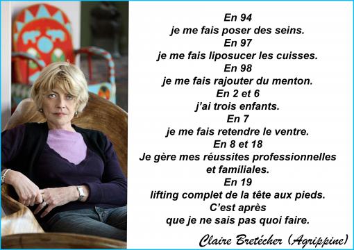 Adieu chère Madame...