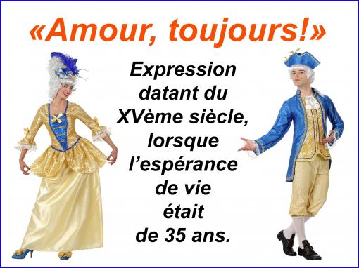 Amour, toujours !...