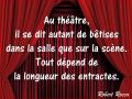 Au théâtre...