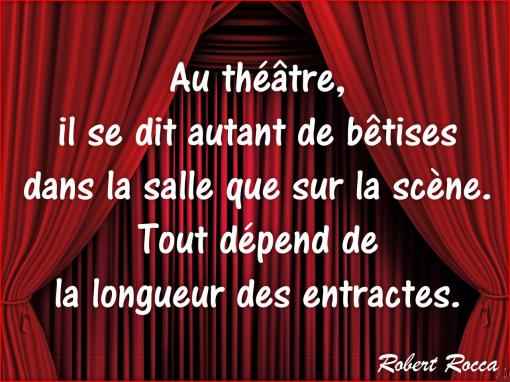 Au théâtre...