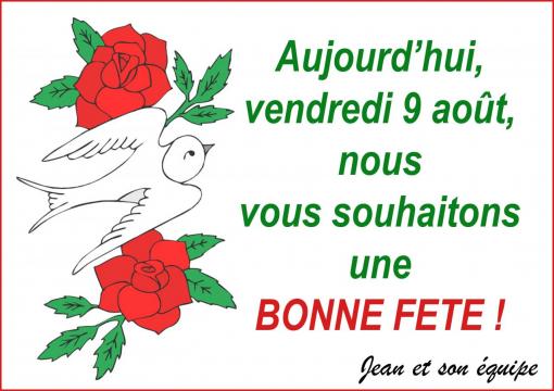 Bonne fête !