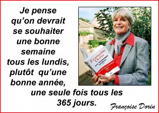 Bonne semaine !...