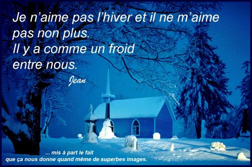 Comme un froid...
