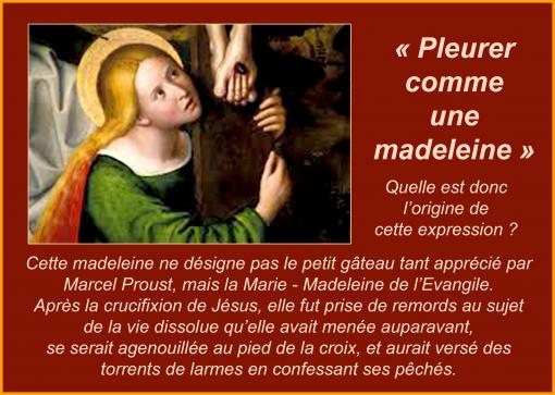 Comme une madeleine...