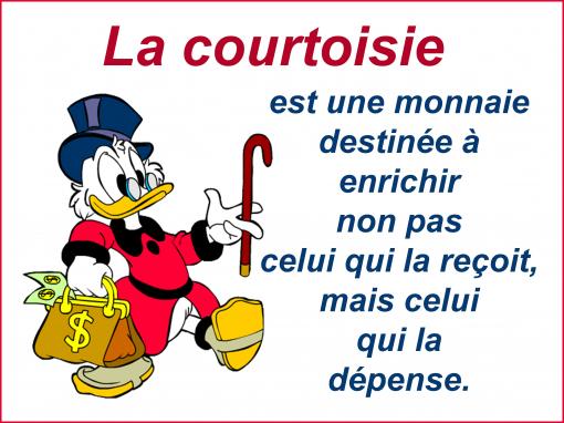 Courtoisie...