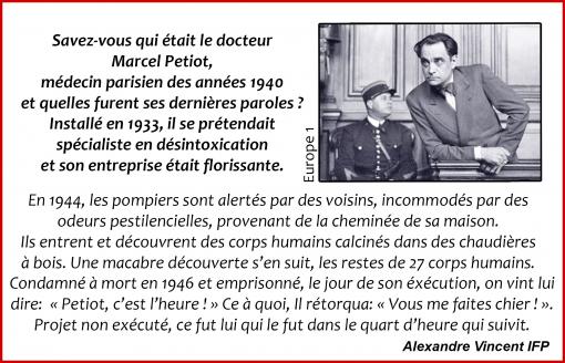 Docteur Petiot...