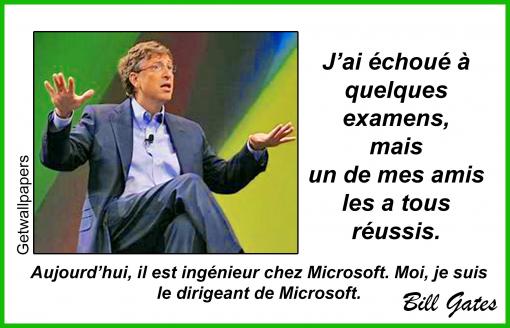 Echecs et réussite...