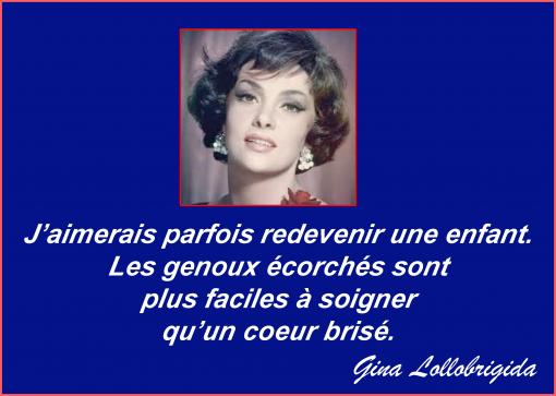 Elle nous a quittés. Adieu Gina...
