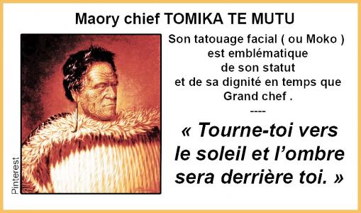 Face au soleil...