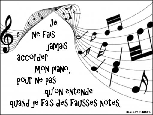 Fausses notes...