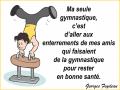 Gymnastique et santé.