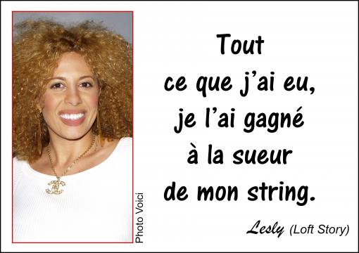 Il en a sué...