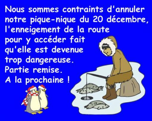 Pique-nique du 20 décembre.