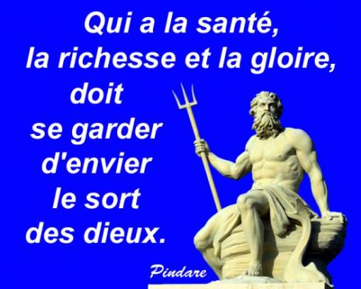 Santé, richesse et gloire.