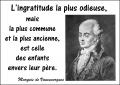 Ingratitude...