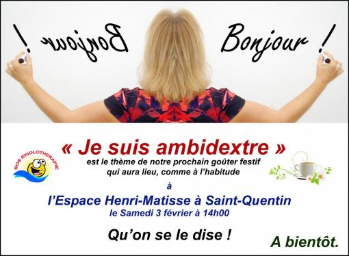 Invitation goûter festif février 2018