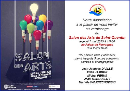 Invitation au Salon des Arts.
