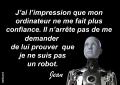 Je ne suis pas un robot...