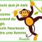 Je suis heureuse...