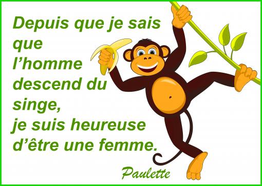Je suis heureuse...