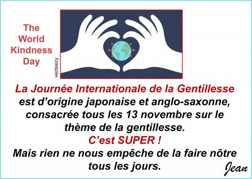 Journée de la gentillesse...