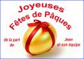 Joyeuses Fêtes de Pâques.