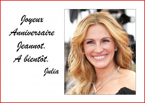 Joyeux anniversaire Jeannot !...