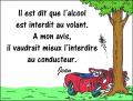 L' alcool au volant...