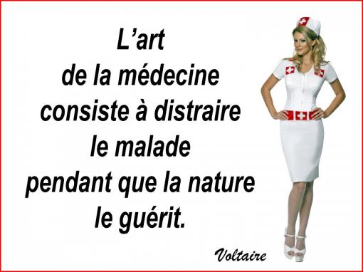 L'art de la médecine...