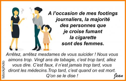 La cigarette...