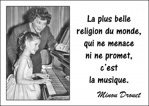 La musique...