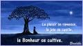 Le bonheur...