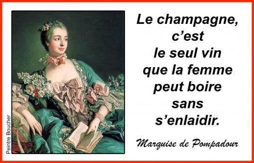 Le champagne...