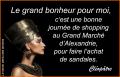 Le grand bonheur...