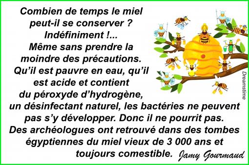 Le miel...