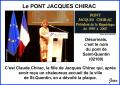 Le Pont Jacques Chirac...