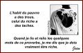 Le riche et le pauvre...