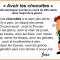 Les chocottes...