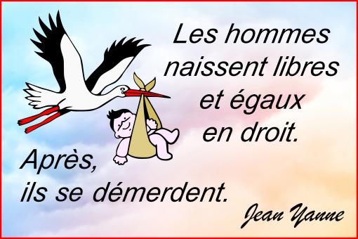 Libres et ègaux...