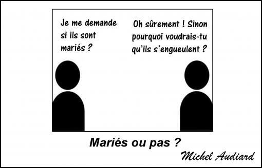 Mariés ou pas...