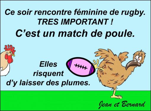 Match de poule...