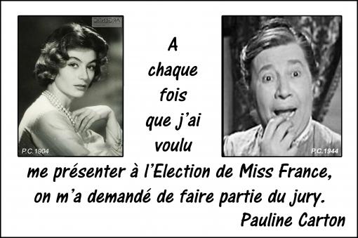 Miss France...