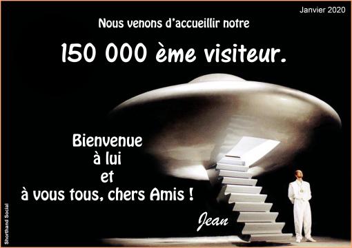 Notre 150 000 ème visiteur...