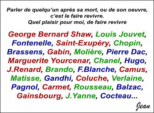 On ne vous oublie pas...
