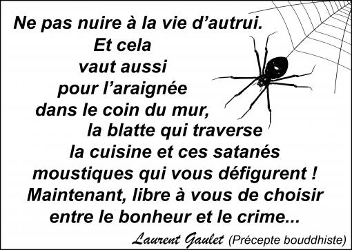 Précèpte bouddhiste...