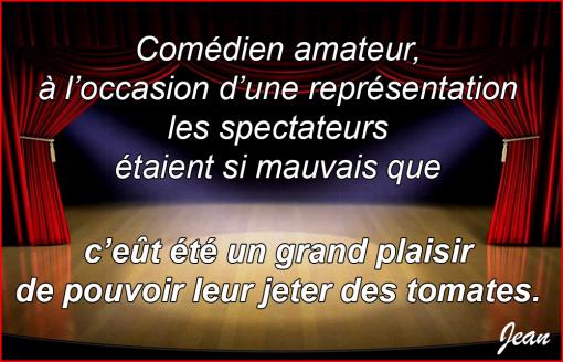 Public de théâtre..