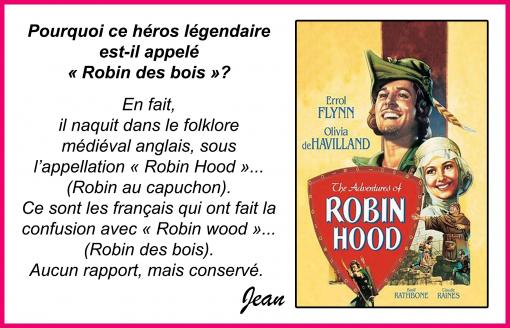 Robin des bois...