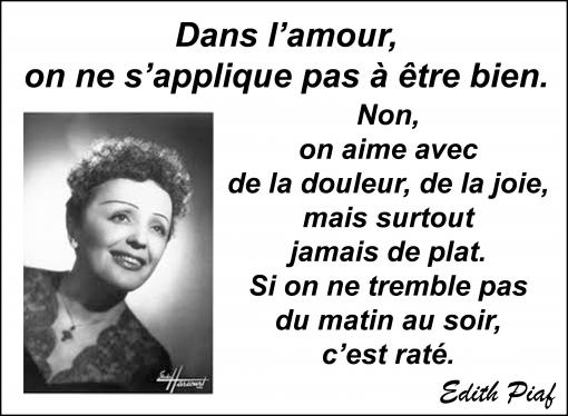 Selon Edith...